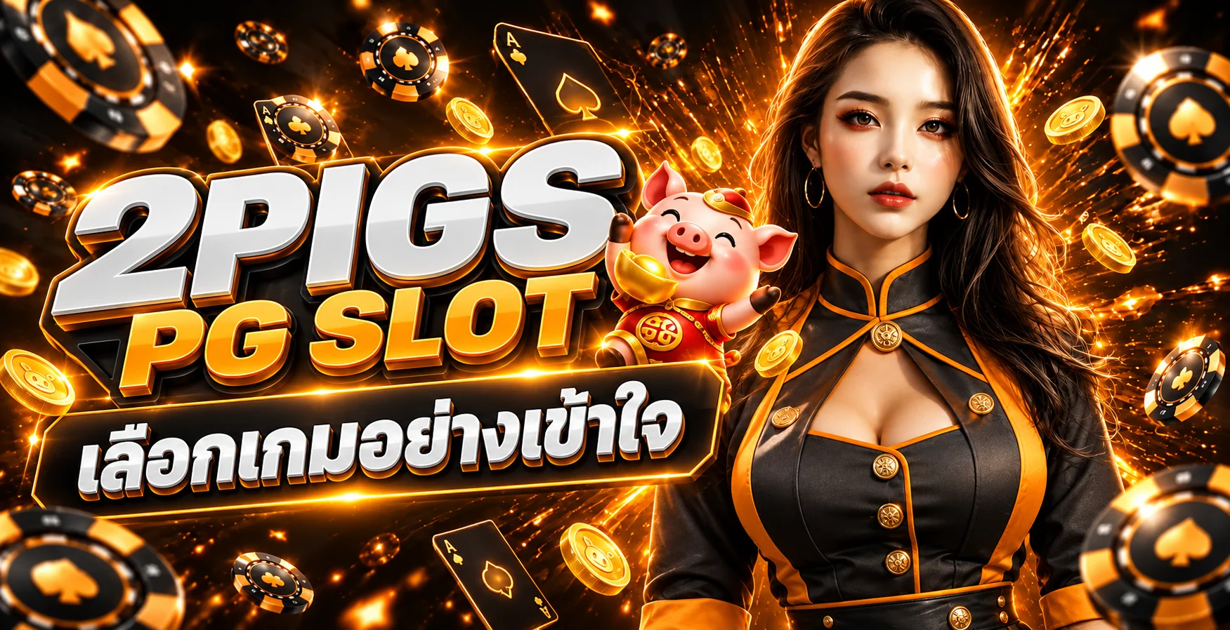 แบนเนอร์ 2PIGS PG SLOT สำหรับเลือกเกมอย่างเข้าใจ